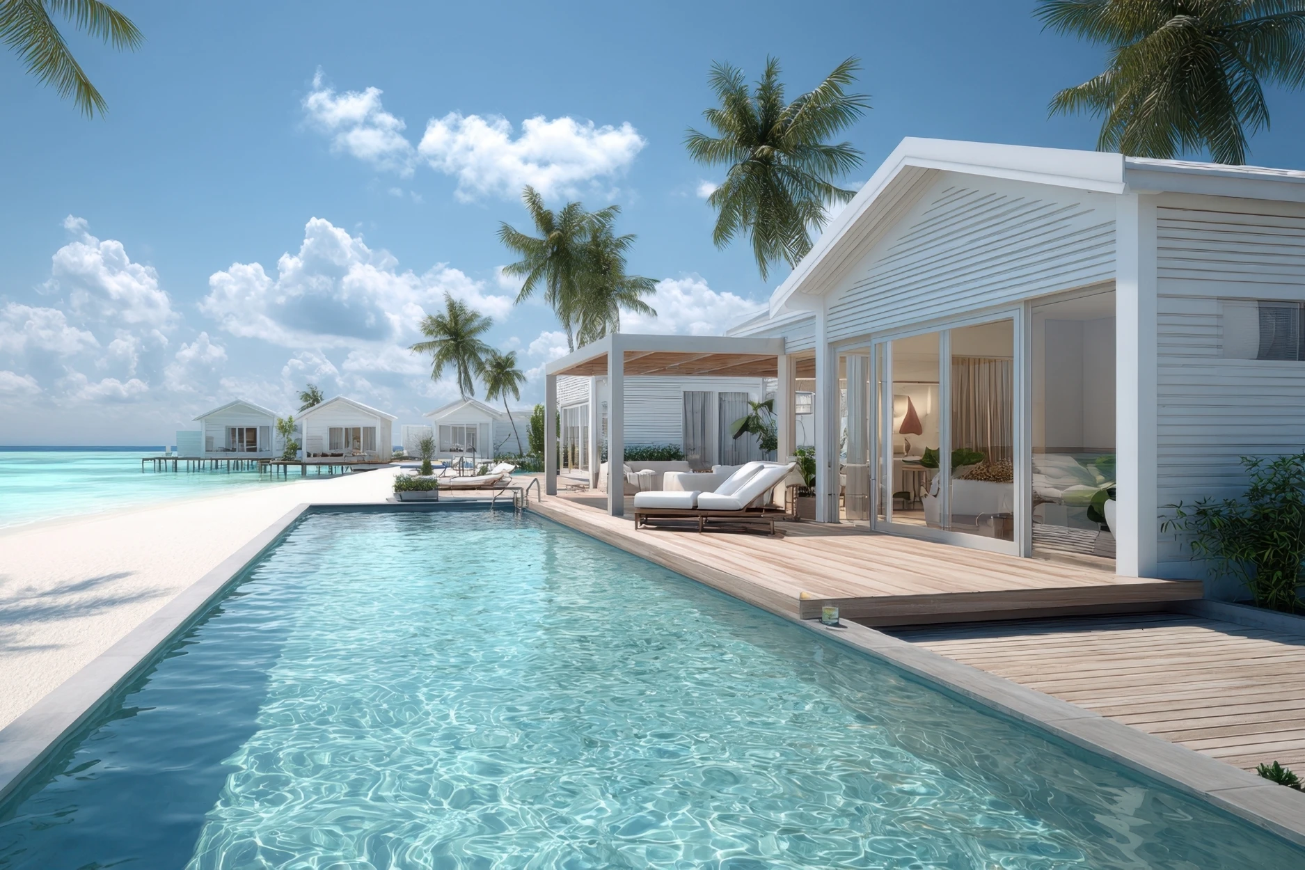 Villa iç merdiven korkuluğu